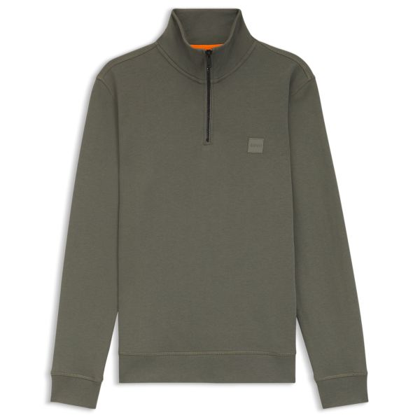 Boss Zetrust Half Zip Sweater Antraciet