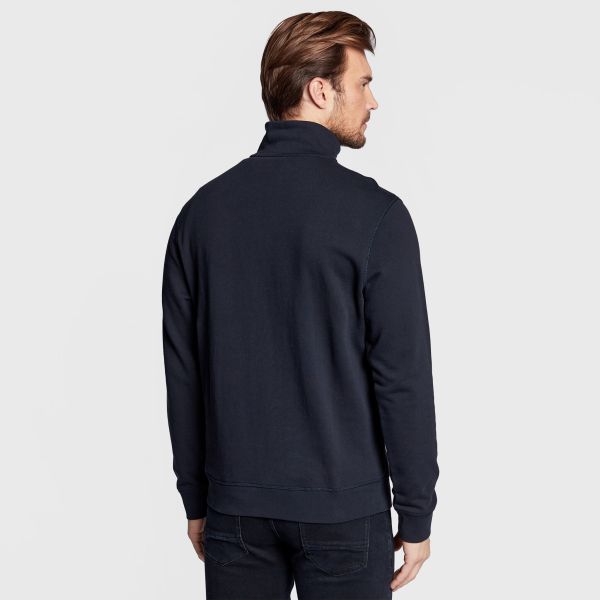 Boss Zetrust Half Zip Sweater Navy
