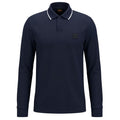 Boss Passerford langærmet polo navy