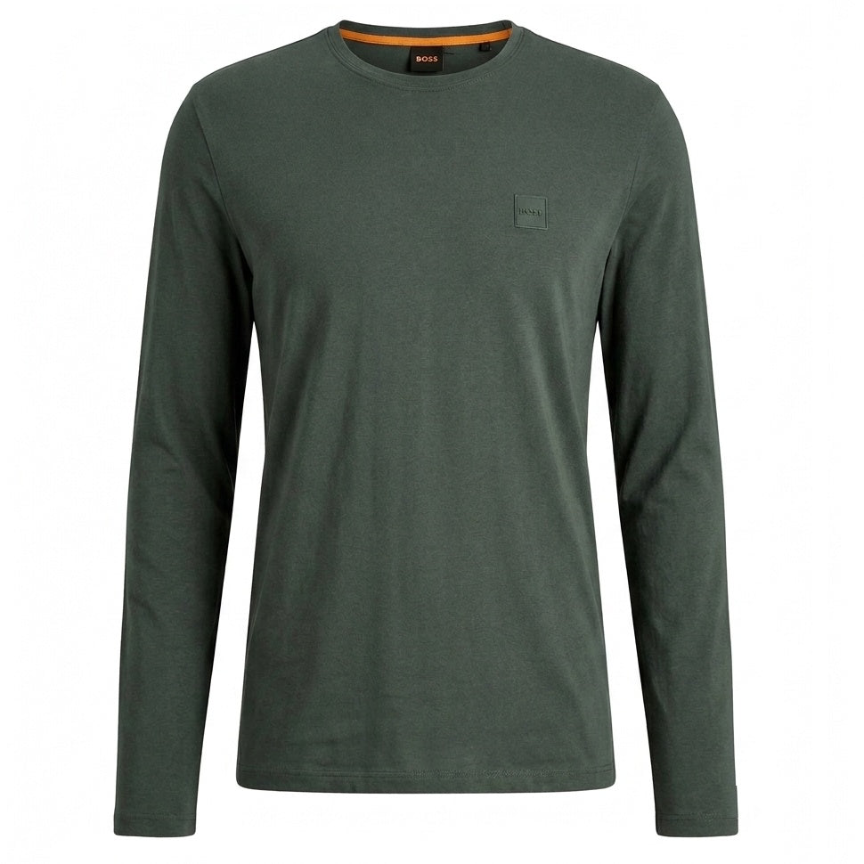 Boss Tacks Langærmet T-shirt Grøn