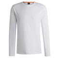Boss Tacks Langærmet T-shirt Hvid