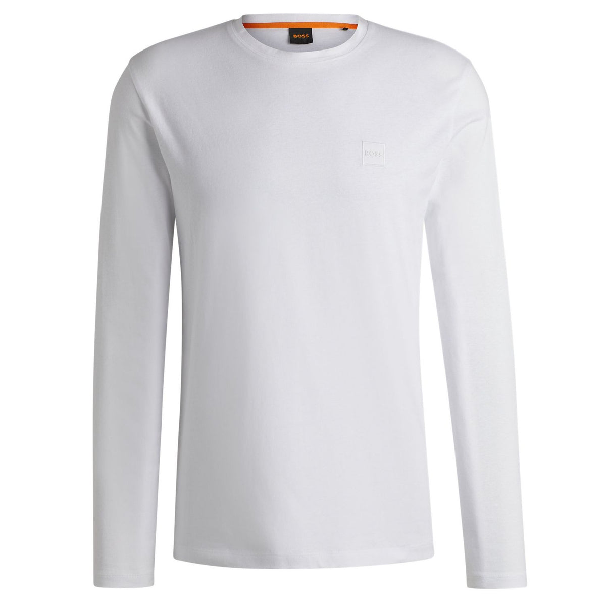 Boss Tacks Langærmet T-shirt Hvid