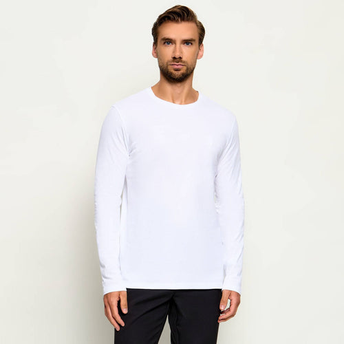Boss Tacks Langærmet T-shirt Hvid