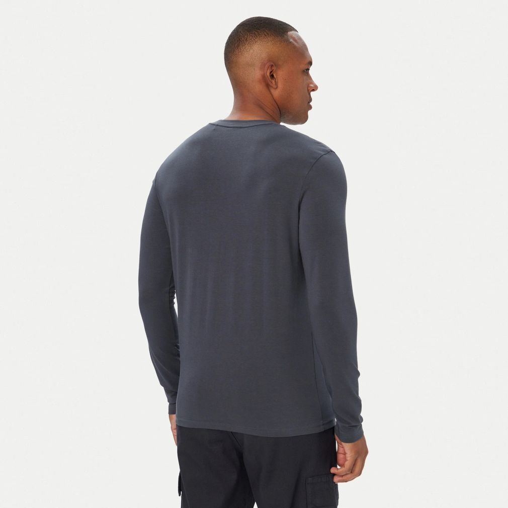 Boss Tchark Langærmet T-shirt Mørkeblå