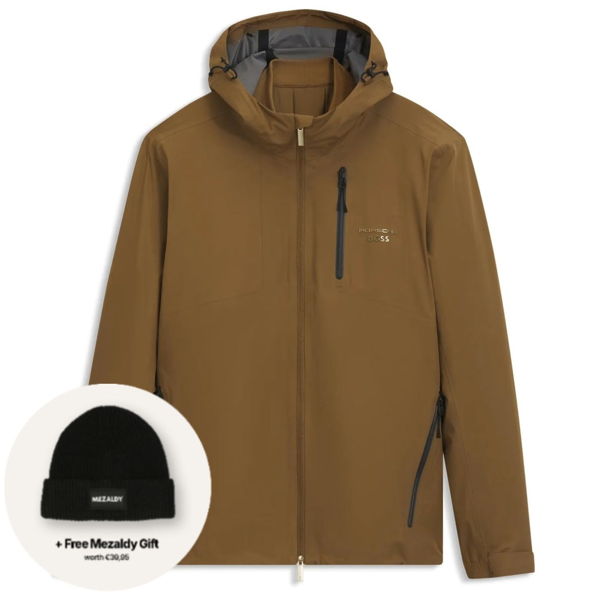 Boss X Porsche 3-i-1 jakke brun