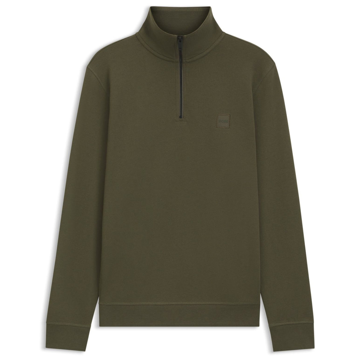 Boss Zetrust Half Zip Sweater Mørkegrøn