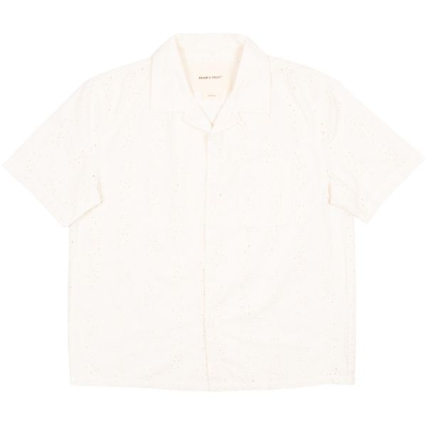 Bram's Fruit Broderie Overhemd Off White