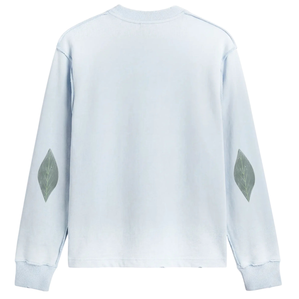 Bram’s Fruit Distressed Leaf Longsleeve T-shirt Licht Blauw