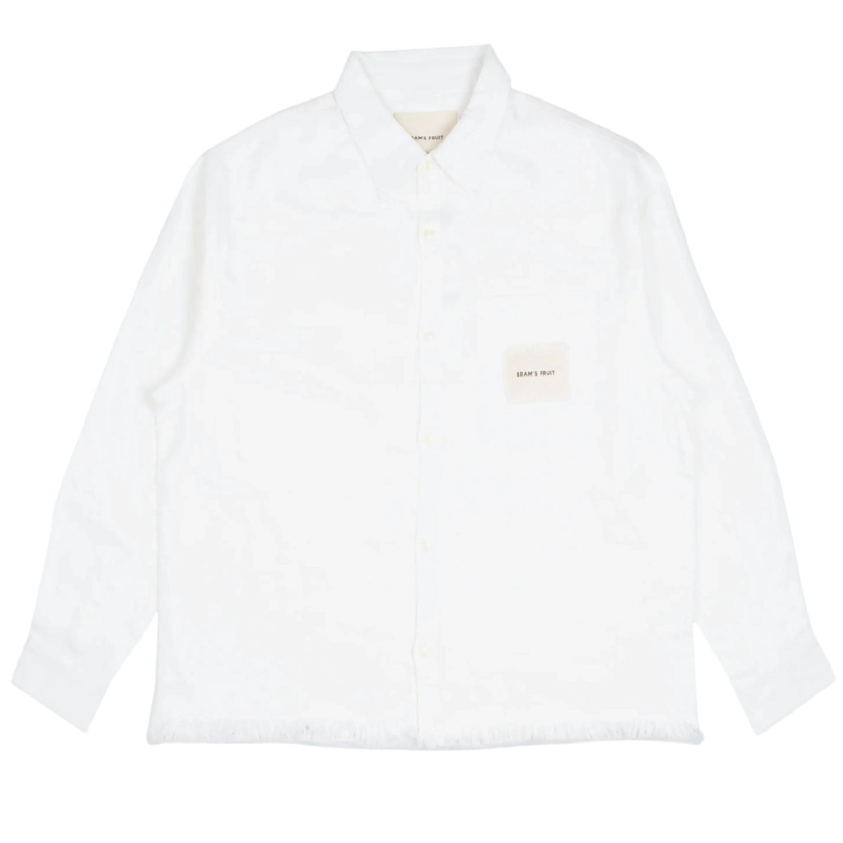 Bram's Fruit Distressed Linen Overhemd Wit
