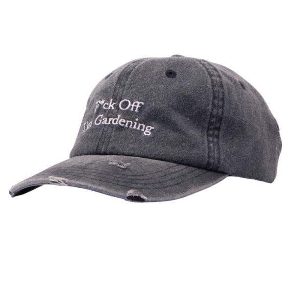 Bram's Fruit Gardening Distressed Cap Antraciet