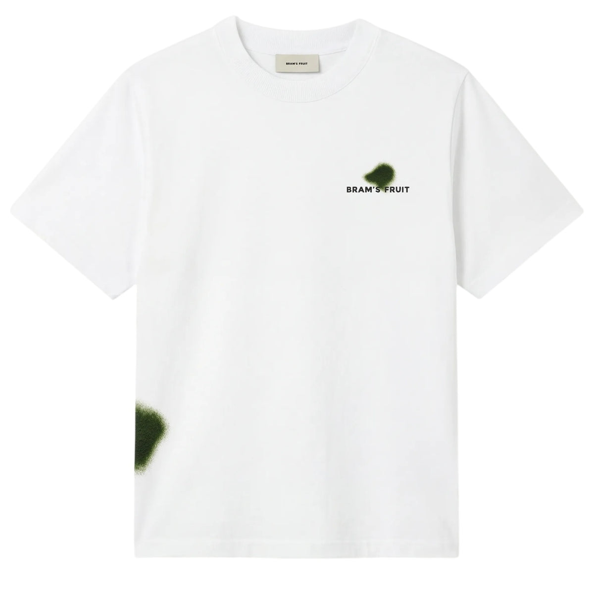 Bram’s Fruit Græsplet T-shirt Hvid