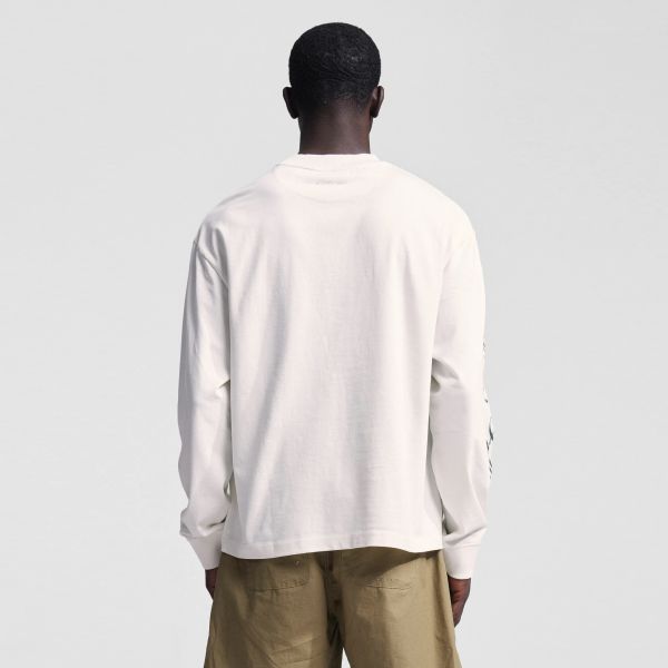 Bram’s Fruit Script Logo Longsleeve T-shirt Wit