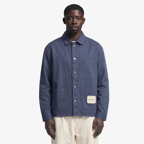 Bram’s Fruit Chore Overshirt Mørkeblå