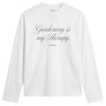 Bram’s Fruit Distressed Quote Langærmet T-shirt Hvid