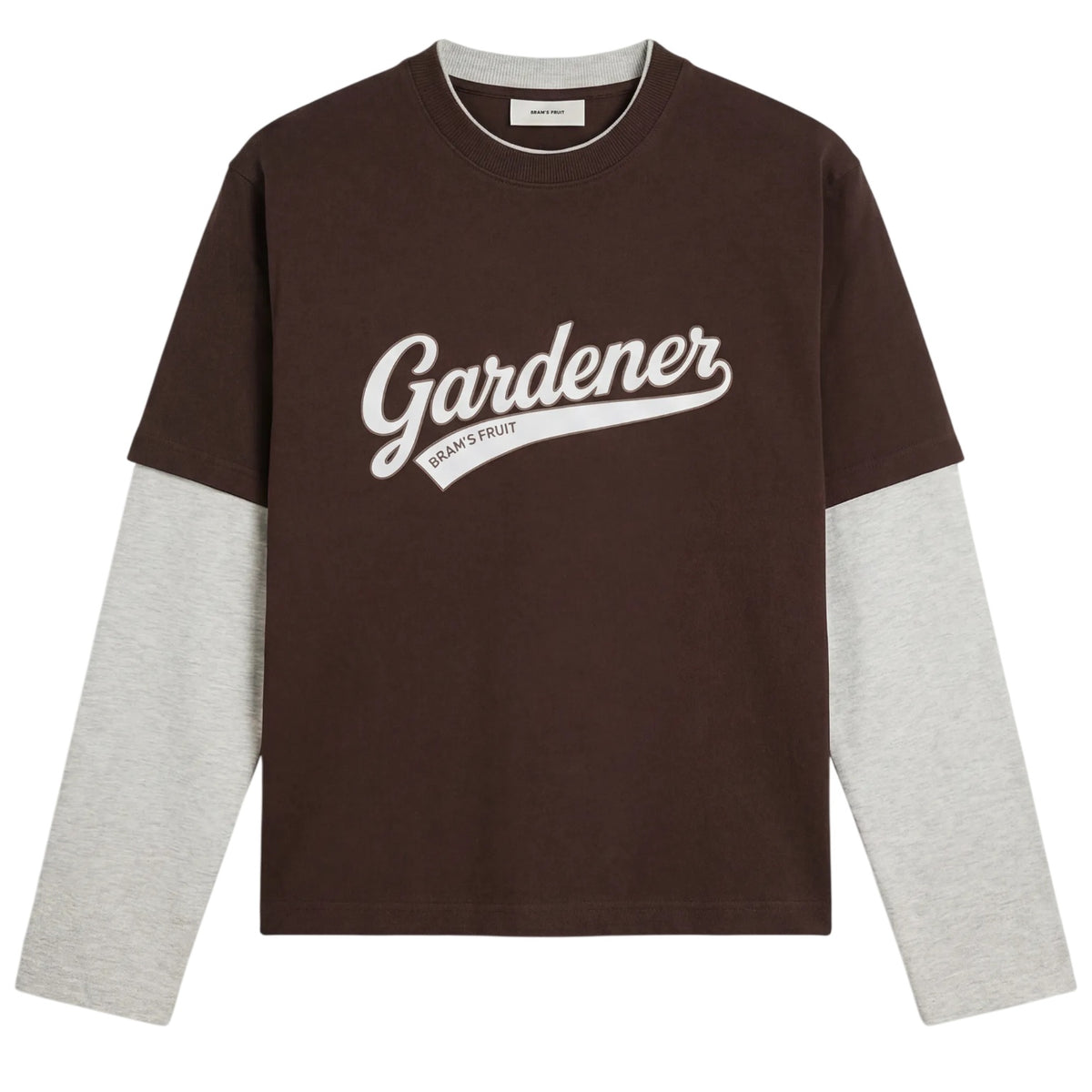 Bram’s Fruit Double Layer Langærmet T-shirt Brun