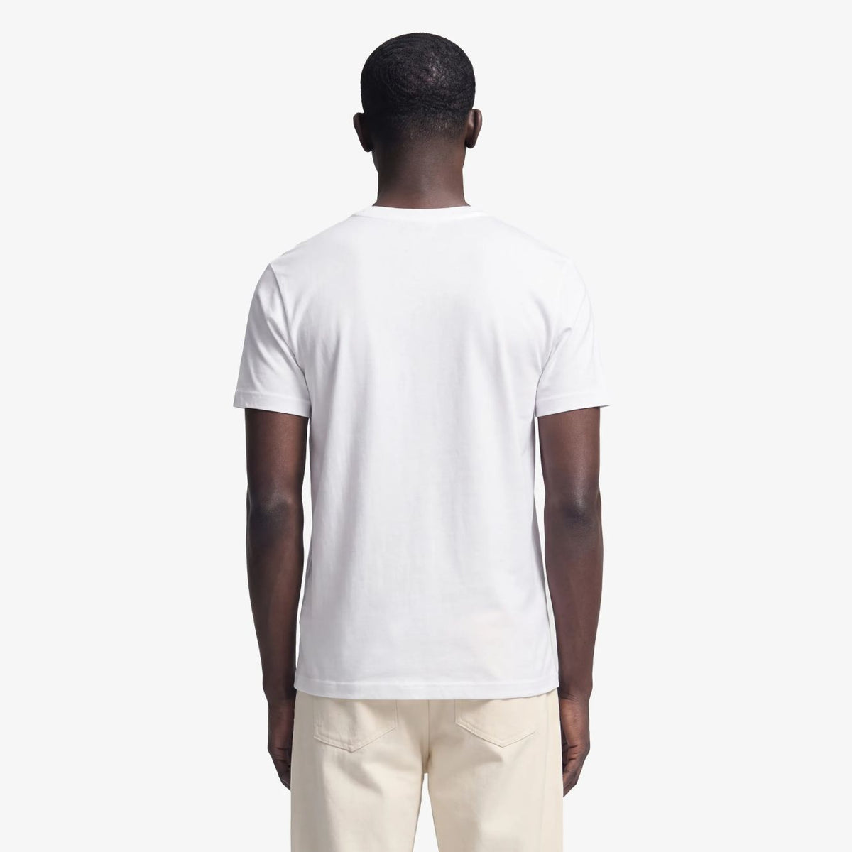 Bram’s Fruit Fitted Script Logo T-shirt Hvid