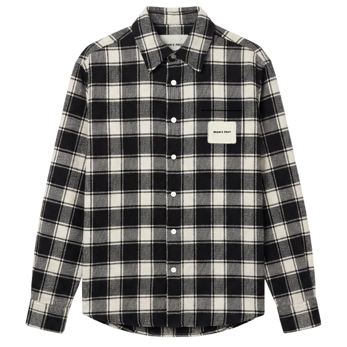 Bram’s Fruit Flanel Overshirt Sort