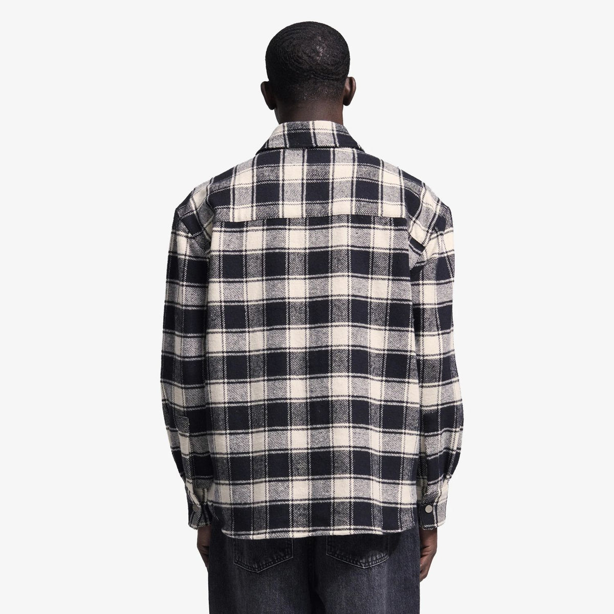 Bram’s Fruit Flanel Overshirt Sort