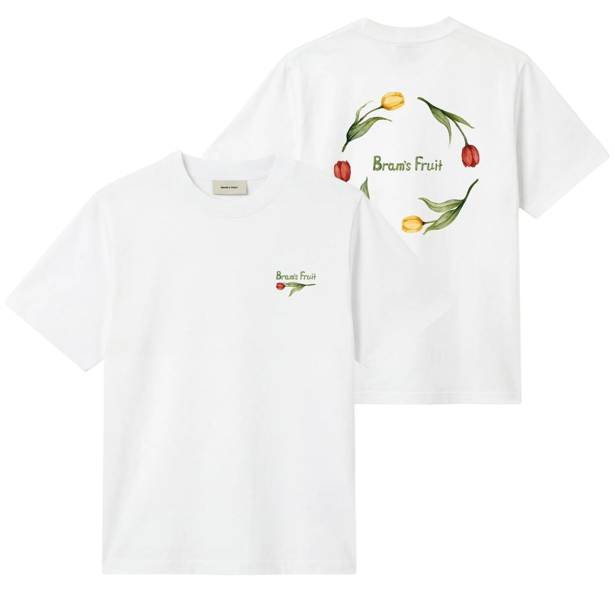 Bram’s Fruit Flora 2.0 T-shirt Hvid