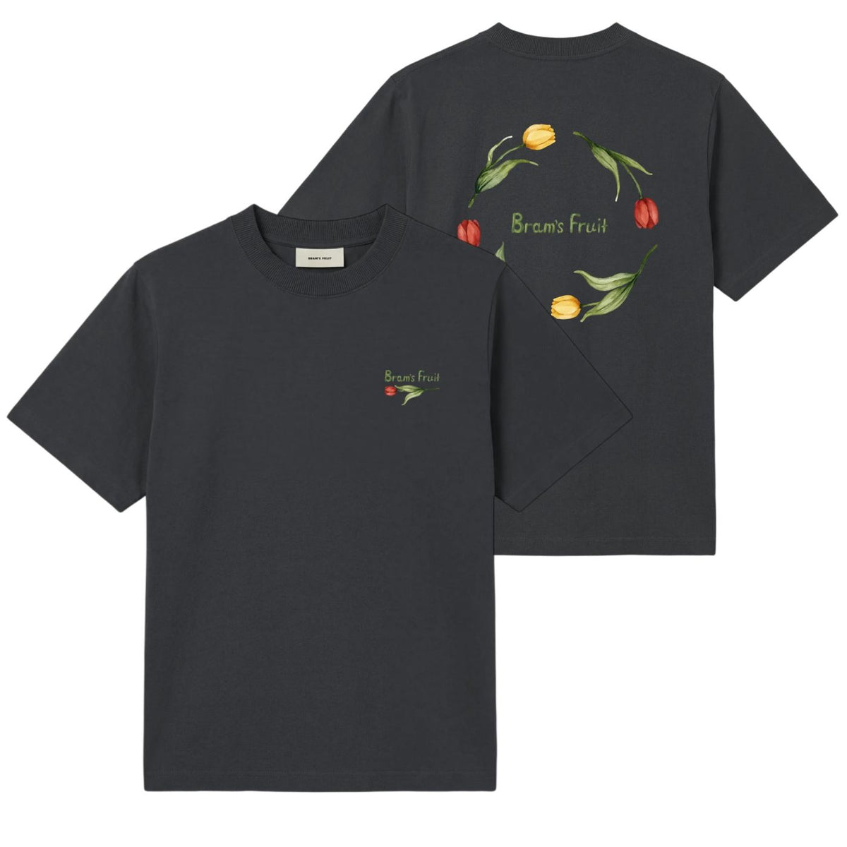 Bram’s Fruit Flora 2.0 T-shirt Sort