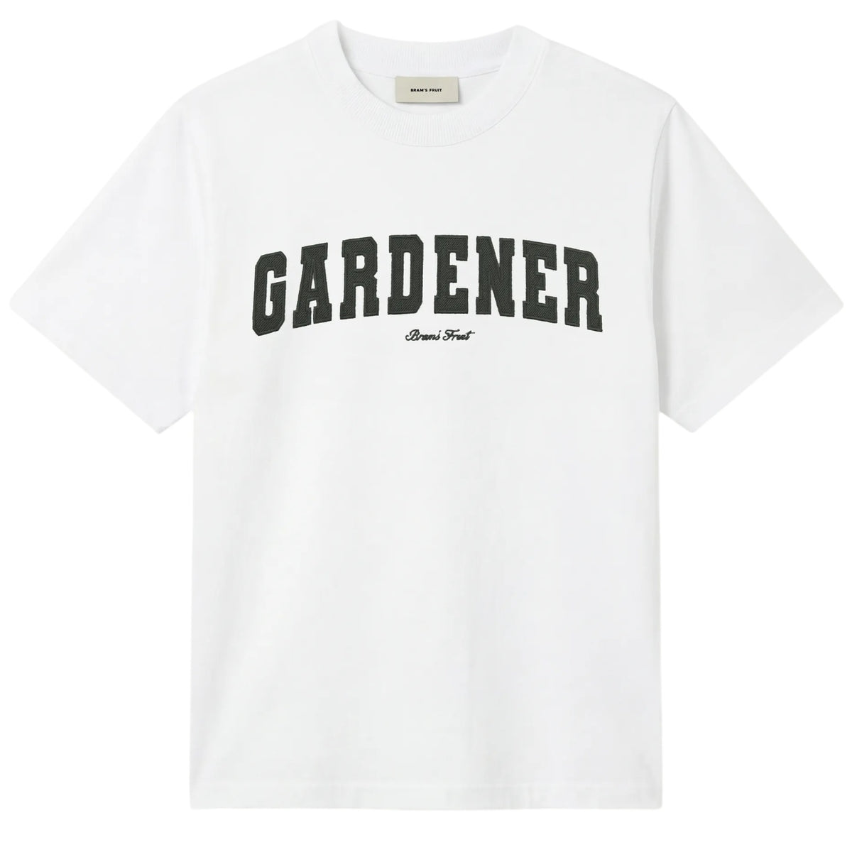 Brams frugtgartner-T-shirt hvid