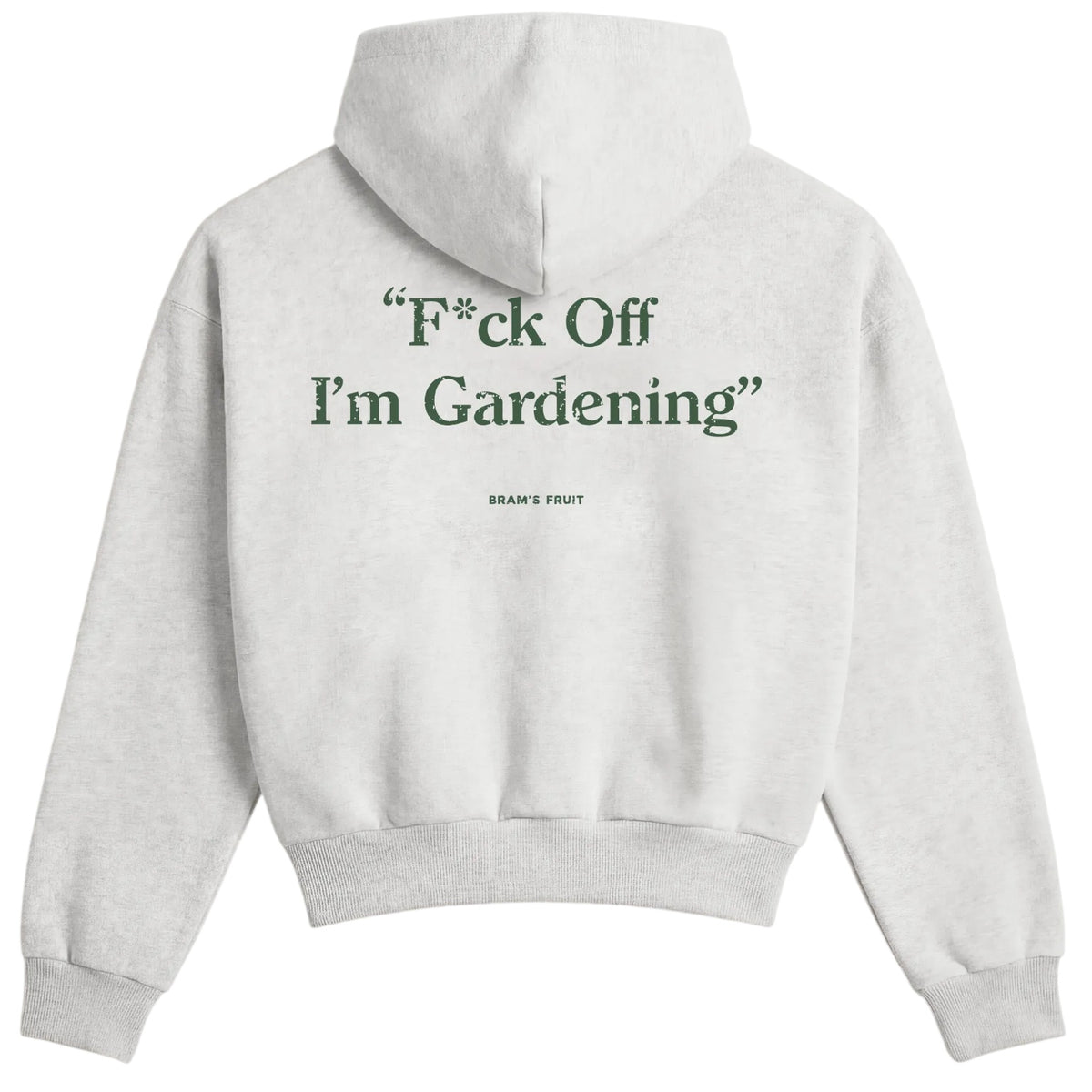 Bram’s Fruit Gardening Distressed Hoodie Beige