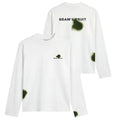 Bram’s Fruit Græsplet Langærmet T-shirt Hvid