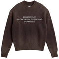 Bram’s Fruit Stamp strikket sweater brun