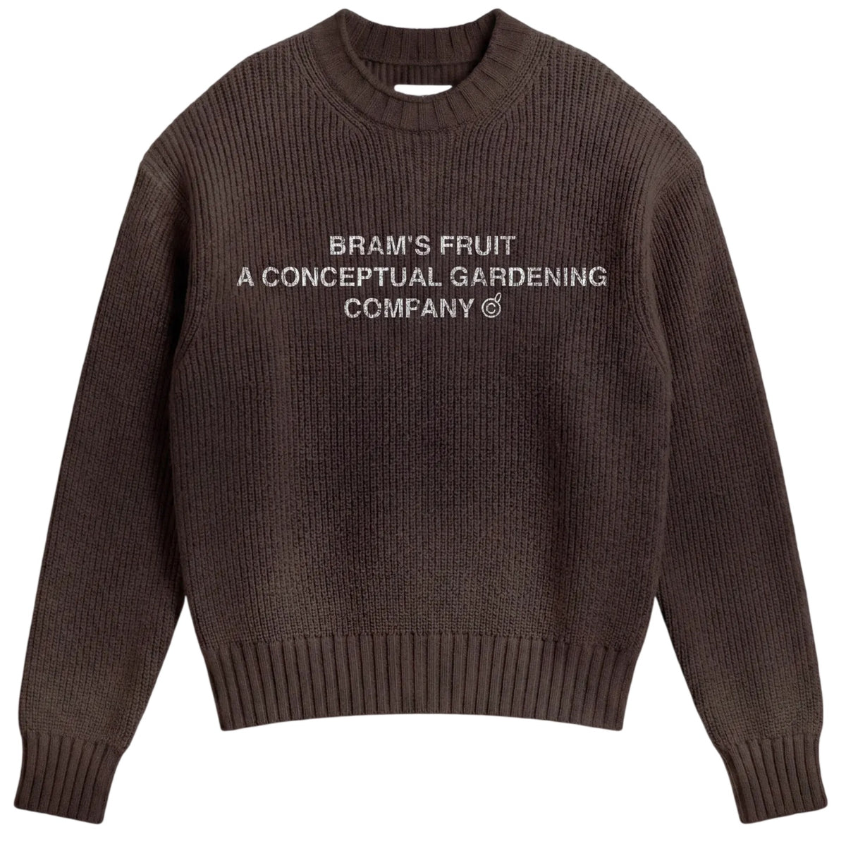 Bram’s Fruit Stamp strikket sweater brun