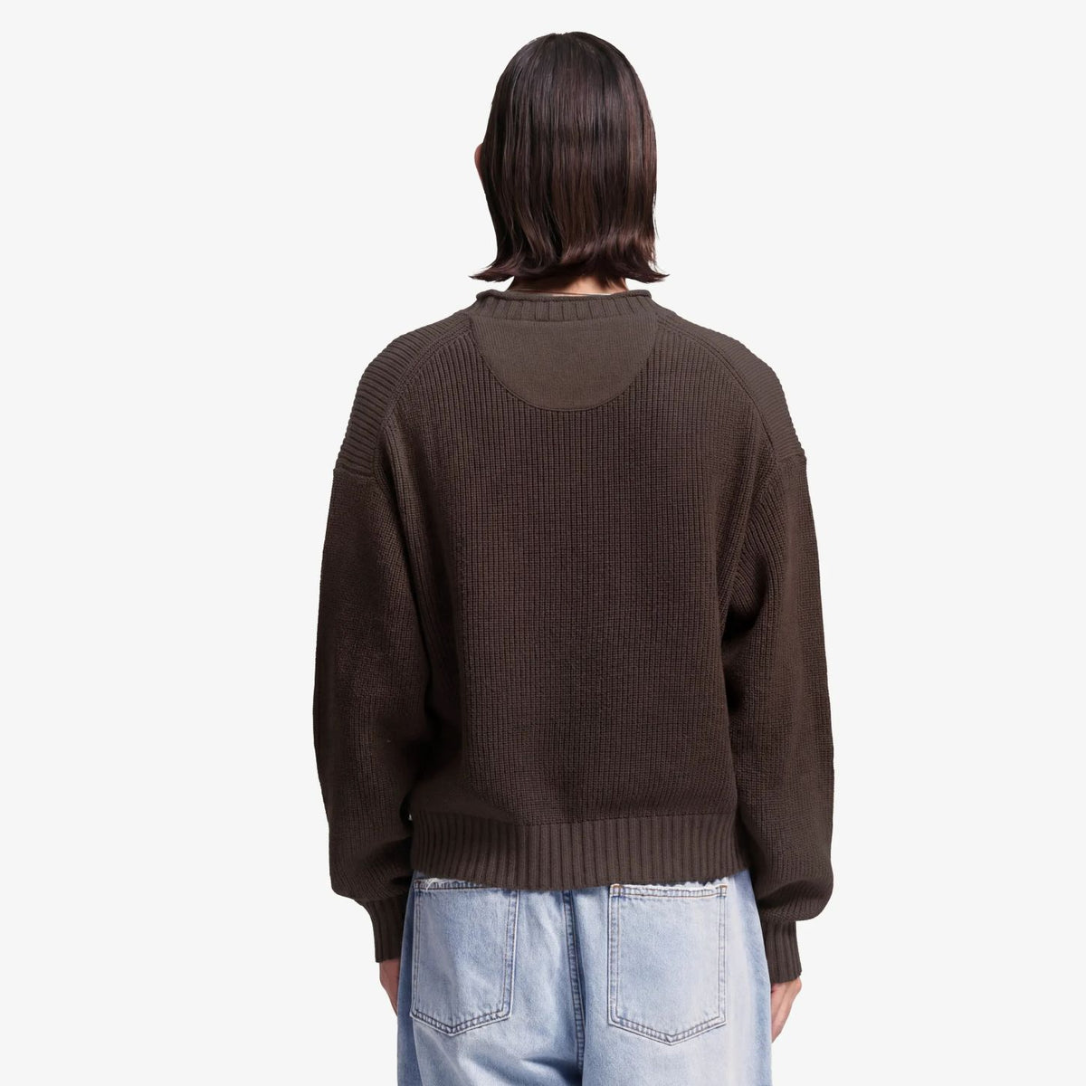 Bram’s Fruit Stamp strikket sweater brun
