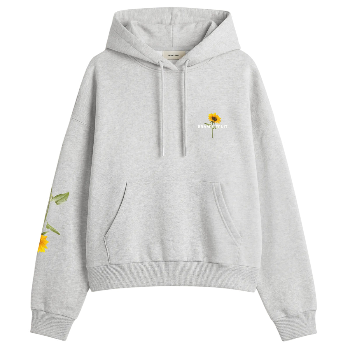 Bram’s Fruit Sunflower hættetrøje grå