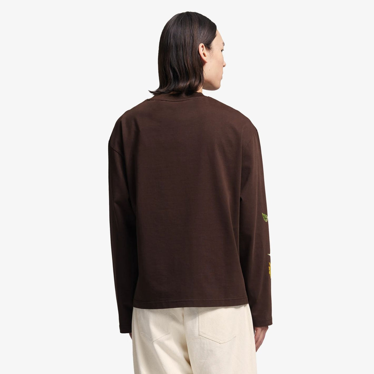 Bram’s Fruit Sunflower Langærmet T-shirt Brun