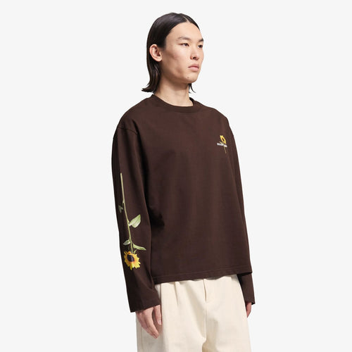 Bram’s Fruit Sunflower Langærmet T-shirt Brun