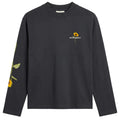 Bram’s Fruit Sunflower langærmet T-shirt sort
