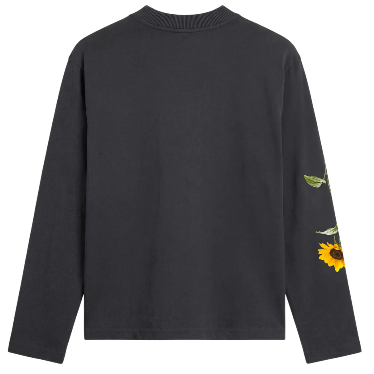 Bram’s Fruit Sunflower langærmet T-shirt sort