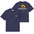Bram’s Fruit solsikke-T-shirt mørkeblå