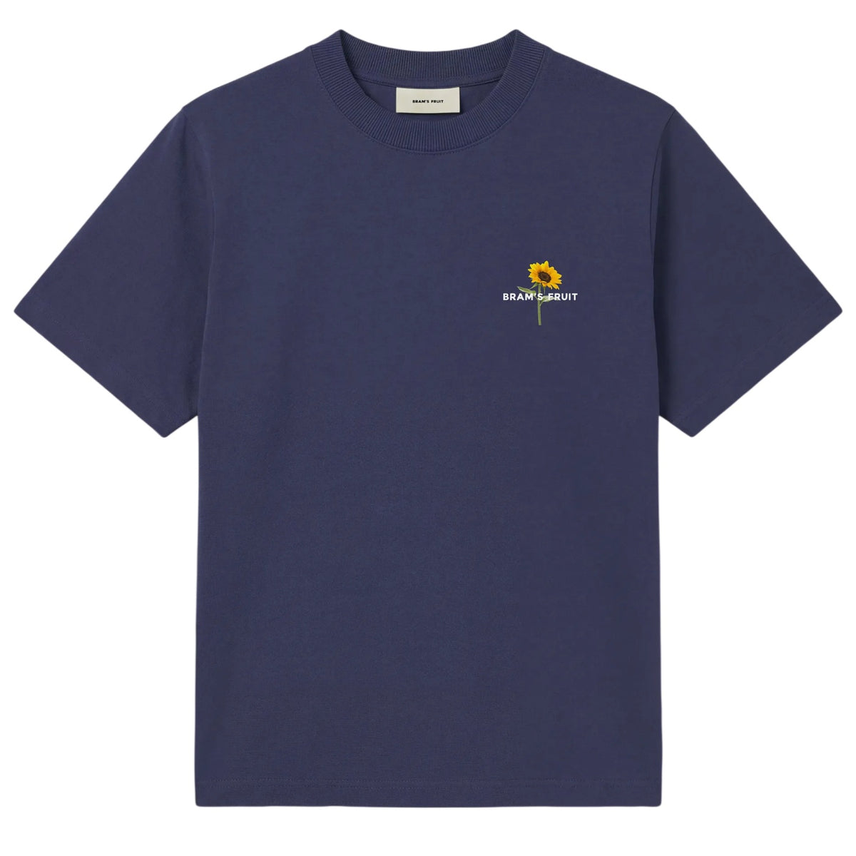 Bram’s Fruit solsikke-T-shirt mørkeblå