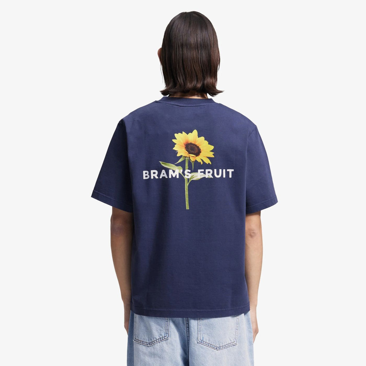 Bram’s Fruit solsikke-T-shirt mørkeblå