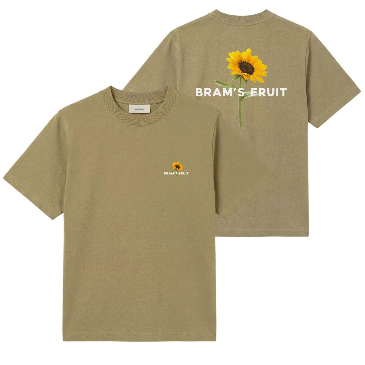 Bram’s Fruit solsikke-T-shirt mørkegrøn