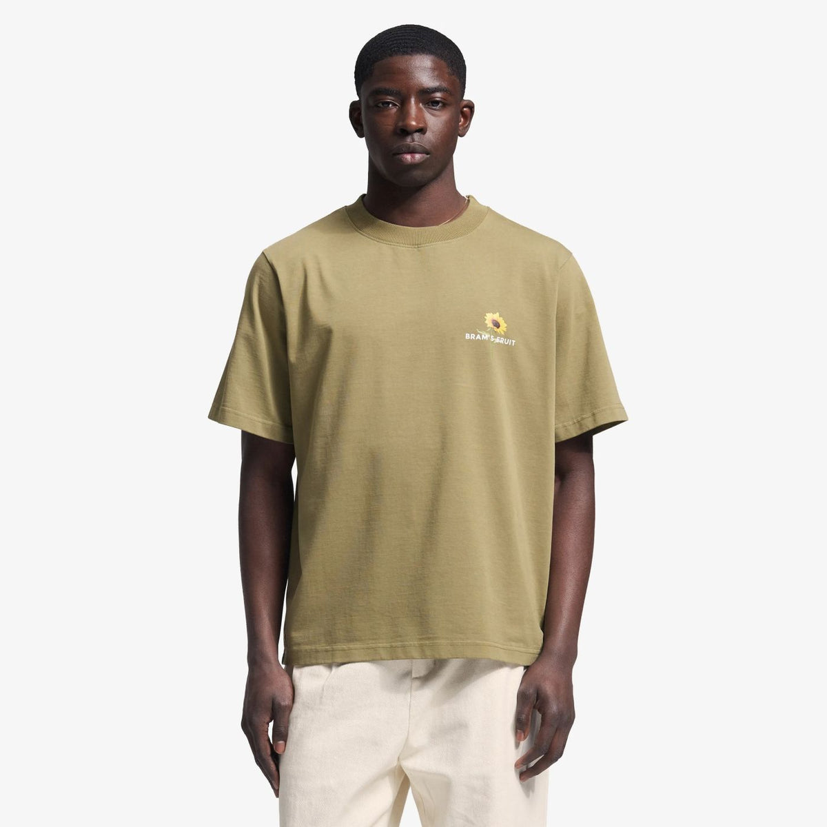 Bram’s Fruit solsikke-T-shirt mørkegrøn