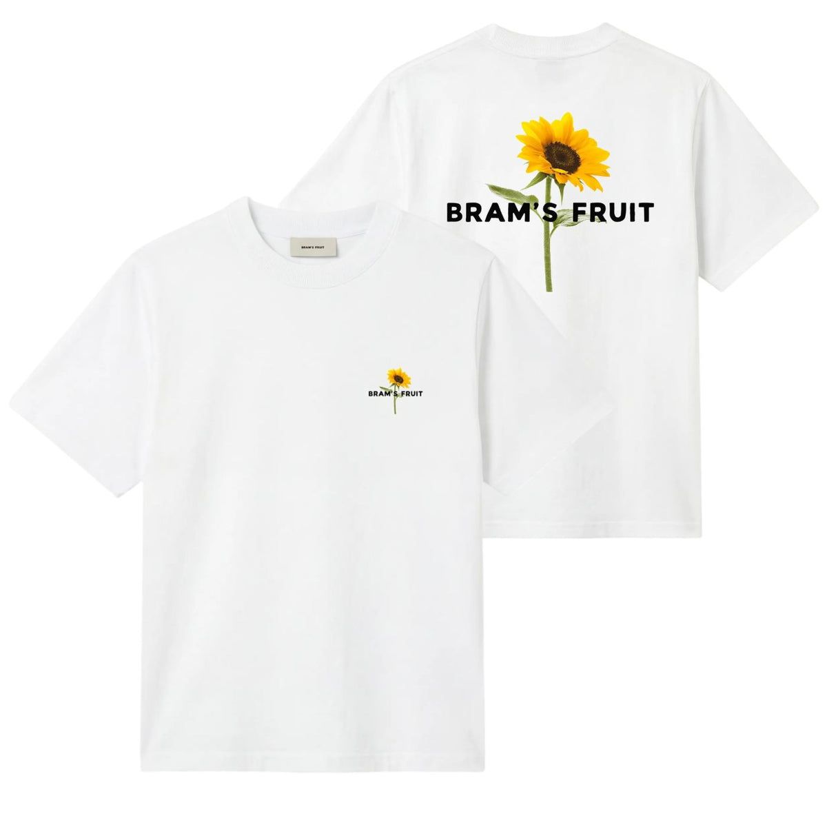 Bram’s Fruit solsikke-T-shirt hvid