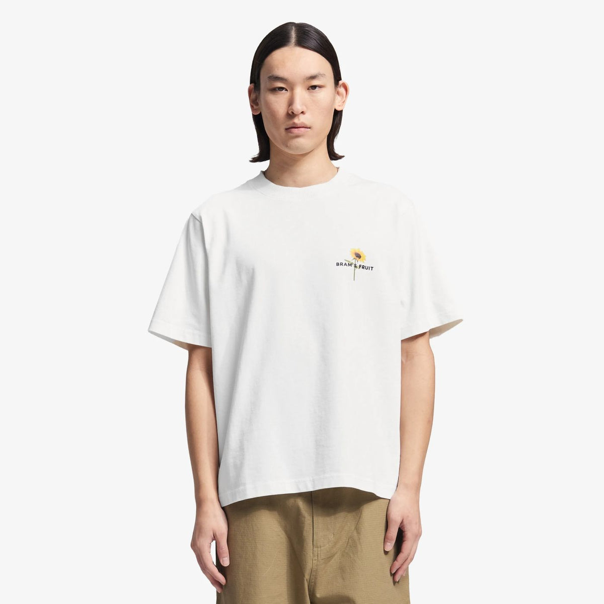 Bram’s Fruit solsikke-T-shirt hvid