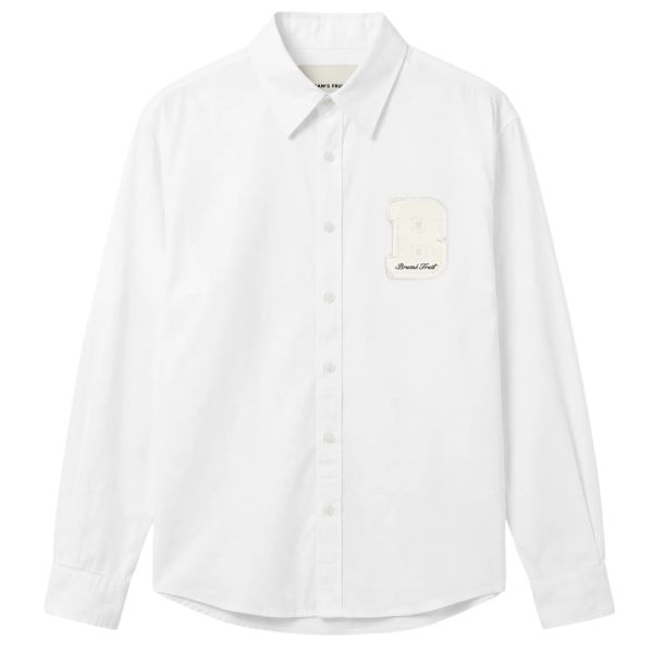Bram's Fruit Varsity Skjorte Hvid