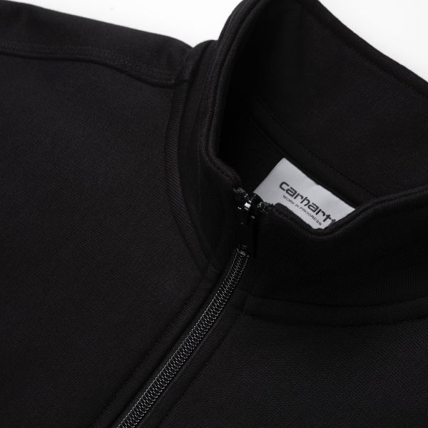 Carhartt Half Zip American Script Sweater Zwart