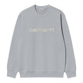 Carhartt WIP Logo Sweater Grijs