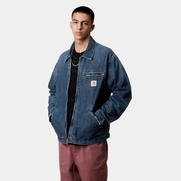 Carhartt WIP OG Detroit Jack Blauw