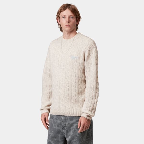 Carhartt WIP Signature Sweater Beige