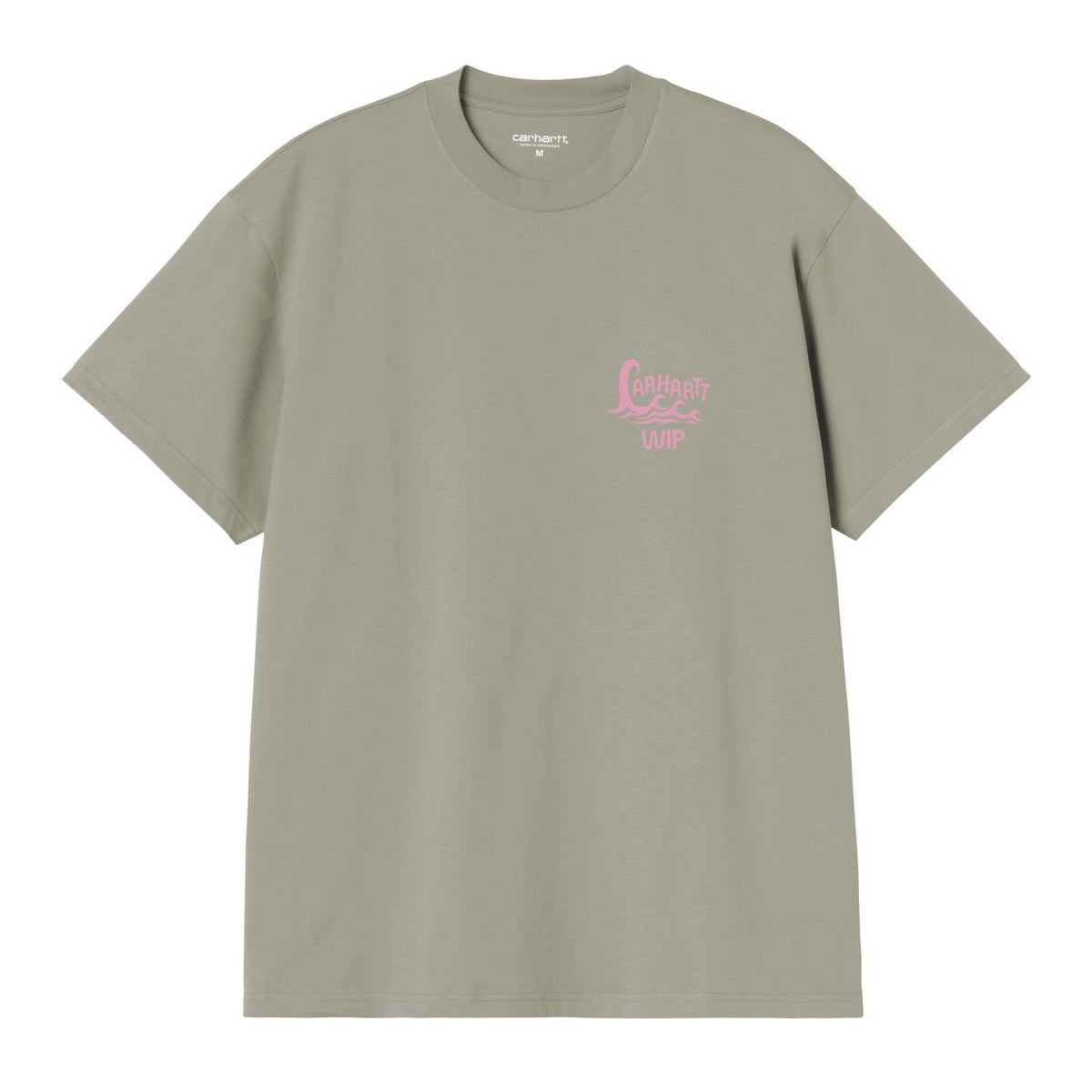 Carhartt WIP Waves T-shirt Licht Groen