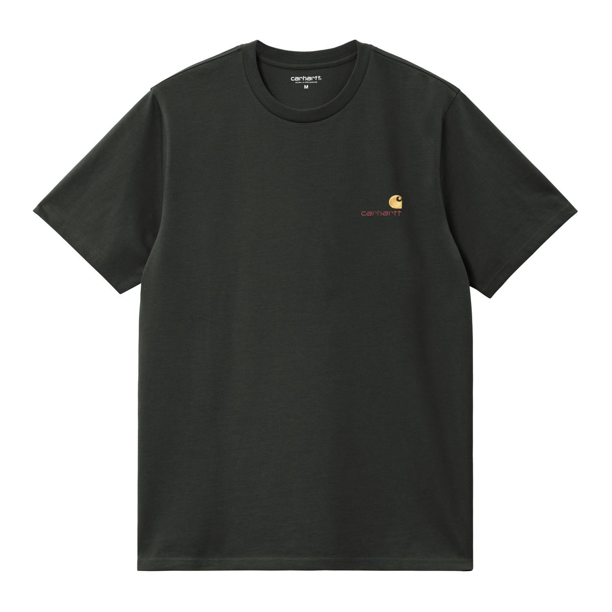 Carhartt WIP American Script T-shirt Mørkegrøn