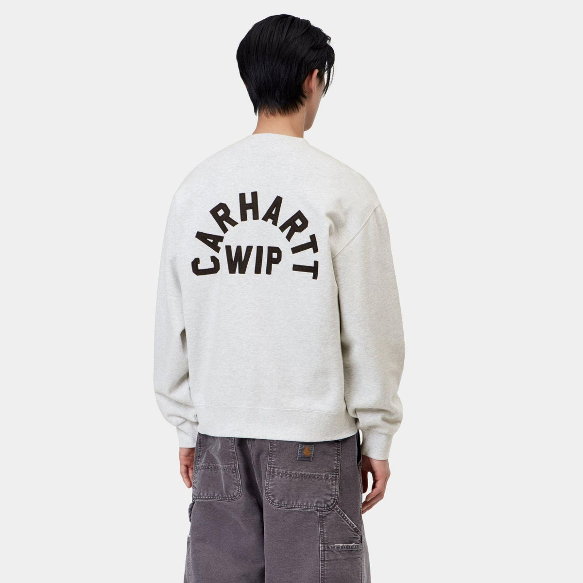 Carhartt WIP Arch Script Sweater Grå